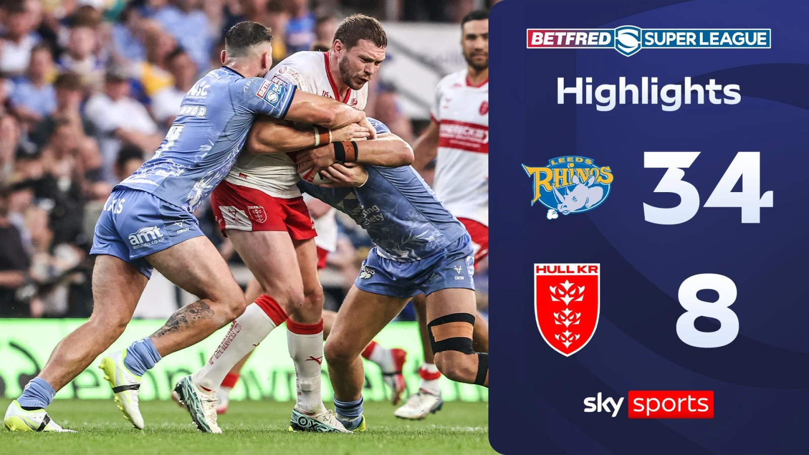 Лидс «Халл КР»-ды талқандады: Super League-тегі ірі жеңіс
